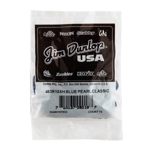 Dunlop 483R10 Blue Perloid - X Heavy