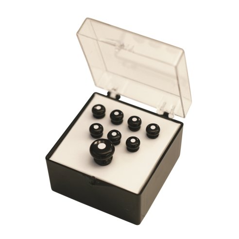 Martin & Co. 18APP21 Set Pin Black, White Inlay