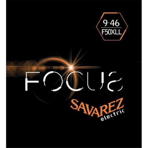 Savarez F50XLL Corde Focus per Chitarra Elettrica 9-46, Set/6