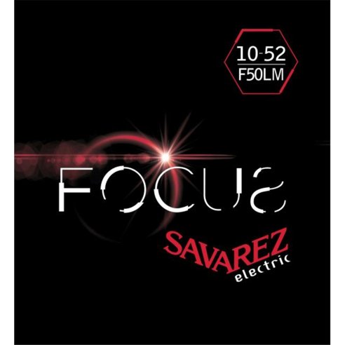 Savarez F50LM Corde Focus per Chitarra Elettrica 10-52, Set/6