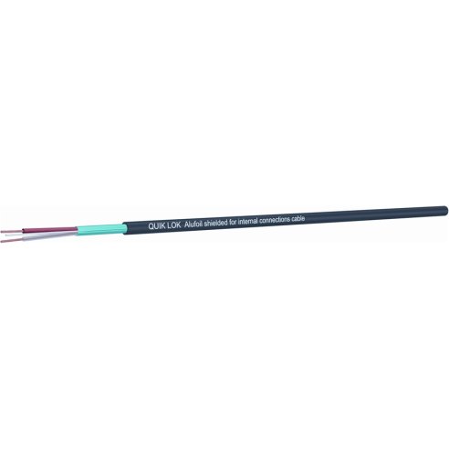 Quik Lok CM/805 BK Cavo microfonico bilanciato professionale