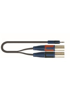 Quik Lok RKSA/192-2 Minijack Stereo/2 XLR Maschio