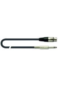 Quik Lok MX/777-3 Cavo XLR Femmina/Jack Mono
