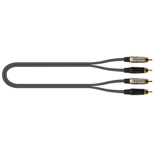 Quik Lok JUST/4RCA-1 - 2 RCA Maschio/2 RCA Maschio