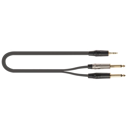 Quik Lok JUST/J352J-3 Minijack Stereo/2 Jack Mono