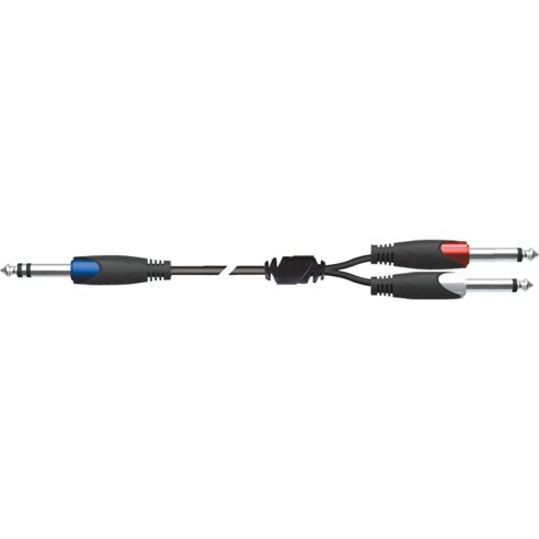 Quik Lok SX/4-5K Cavo Jack Stereo/2 Jack Mono