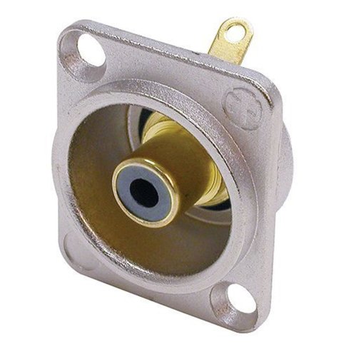 Quik Lok NC/372 BK RCA femmina da pannello Neutrik