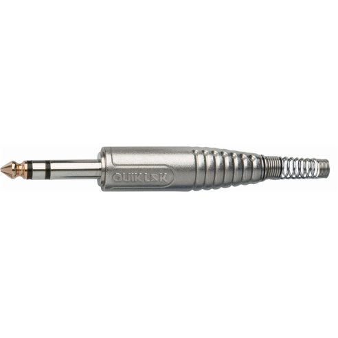 Quik Lok G/224 Jack Stereo Heavy Duty in metallo