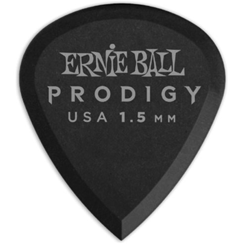 Ernie Ball 9200 Plettri Prodigy Mini Black 1,5mm Busta da 6