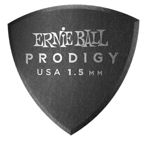 Ernie Ball 9332 Plettri Prodigy Large Black 1,5mm Busta 6