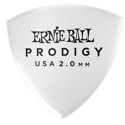 Ernie Ball 9338 Plettri Prodigy Large White 2,0mm Busta 6