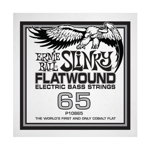 Ernie Ball 0865 Cobalt Flatwound Bass .065