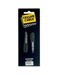 Yellow Cable AD04 Adattatore Jack TRS Maschio/Mini Jack TRS Femmina 2 Pcs