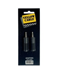 Yellow Cable AD06 Adattatore Mini Jack TRS Maschio/Jack TRS Femmina 2 Pcs