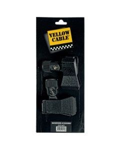 Yellow Cable MC1 Clamp a Pinza per Microfono 2 Pcs