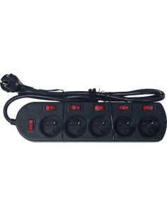 Algam Lighting MULTI 55 S Multipresa 5 Posti Interruttori Individuali