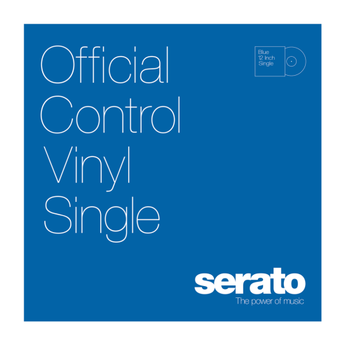 SERATO 12’’ Serato Standard Colors BLUE (Singolo)