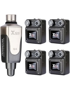 XVIVE U4R4 IN EAR MONITOR WIRELESS SYSTEM 4 RECEIVERS