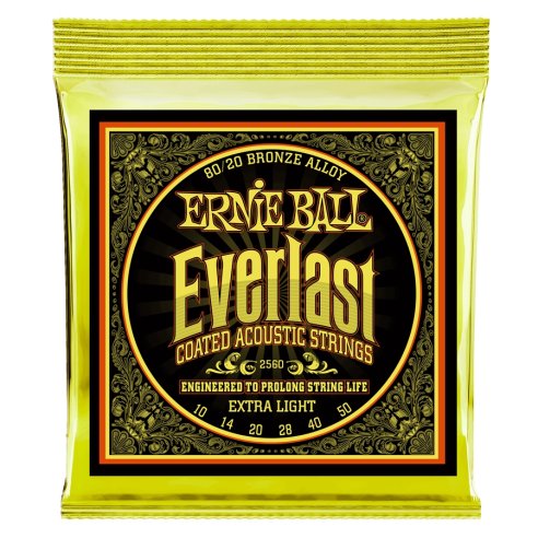 ERNIE BALL 2560 EVERLAST 80/20 EXTRA LIGHT