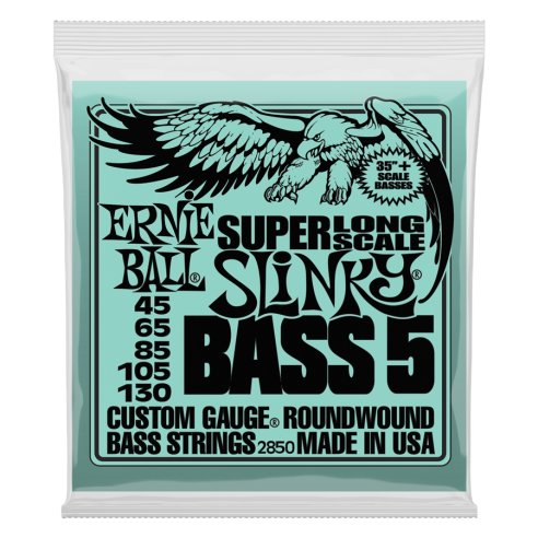 ERNIE BALL 2850 SUPER LONG SCALE 5 STRINGS SLINKY