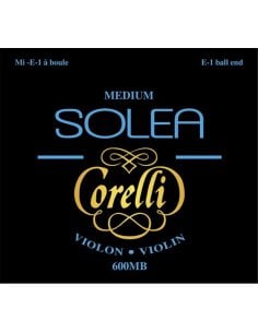 Savarez 600MB Set Corde Violino Solea Corelli, Tensione Media, ball end