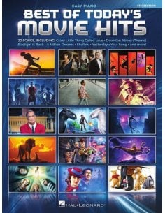 AAVV BEST OF TODAY'S MOVIE HITS - EASY PIANO