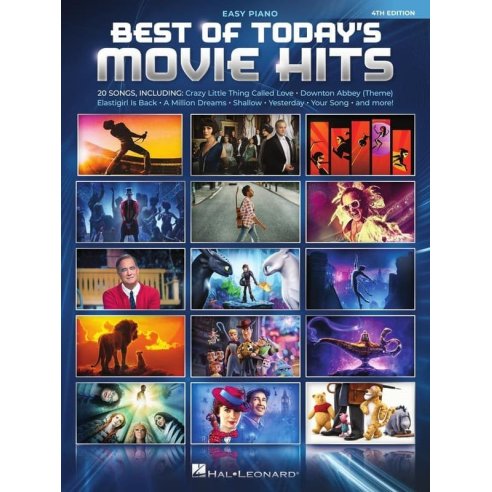 AAVV BEST OF TODAY'S MOVIE HITS - EASY PIANO