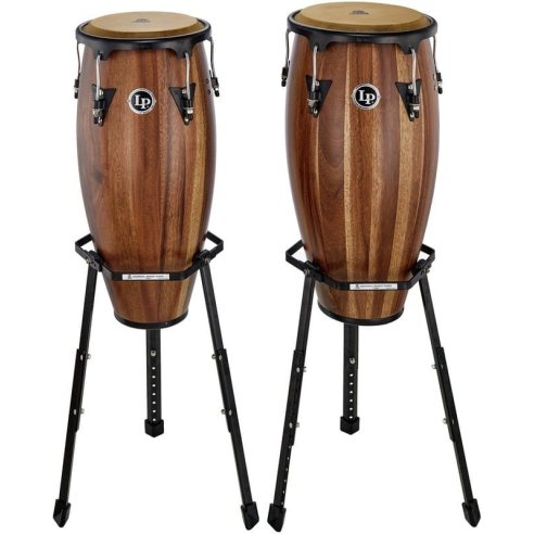 LP A646B-SWIO COPPIA CONGAS 10 E 11 WALNUT CON SUPPORTO