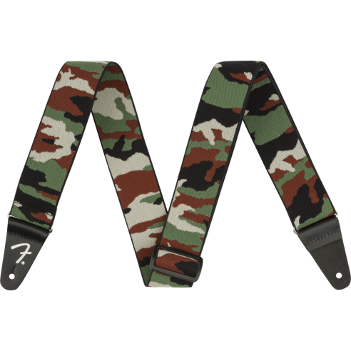 FENDER STRAP WEIGHLESS CAMO WOODLAND