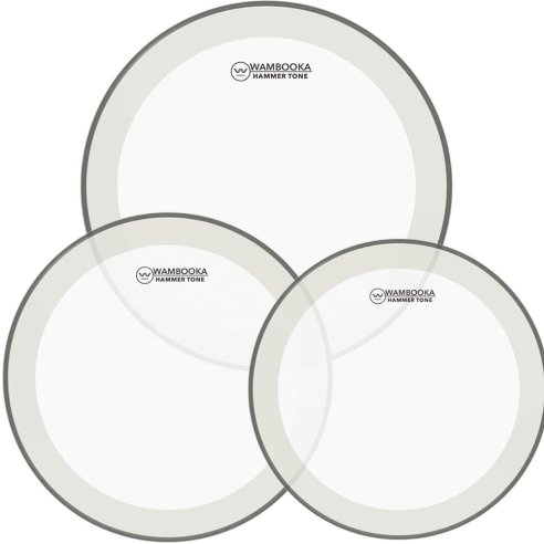WAMBOOKA HAMMER TONE COH-HM-SET1 ( 10",12", 14" ) CLEAR - WHITE CIRCLE