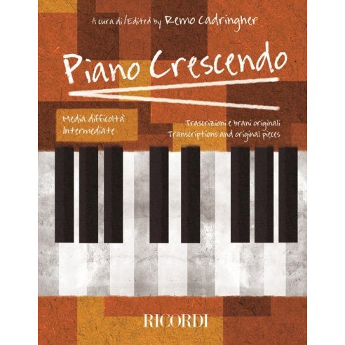 CADRINGHER AAVV PIANO CRESCENDO - MEDIA DIFFICOLTA'