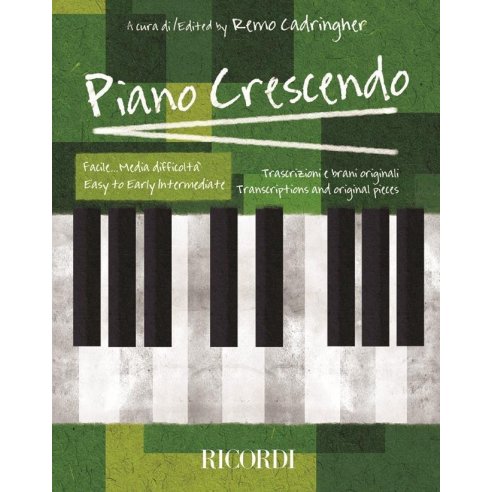 CADRINGHER AAVV PIANO CRESCENDO - FACILE/MEDIA DIFFICOLTA'