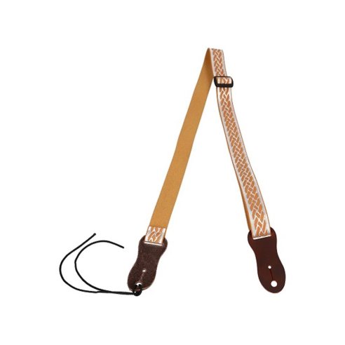 FLIGHT TRACOLLA PER UKULELE - IN NUBUK TAN/SILVER