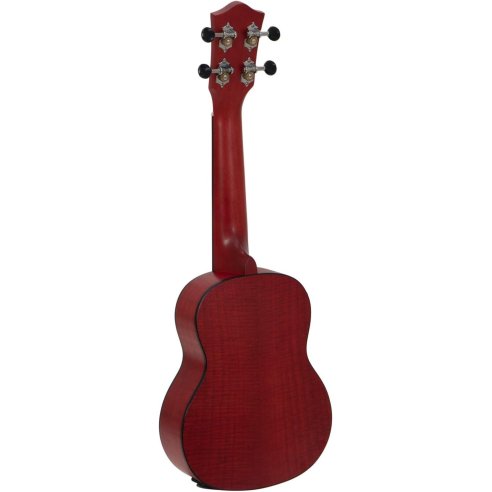 DIMAVERY UK-100 UKULELE SOPRANO FL.RED