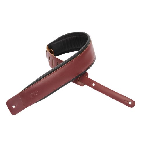 LEVY'S DM1PD-BRG LEATHER STRAP BURGUNDY