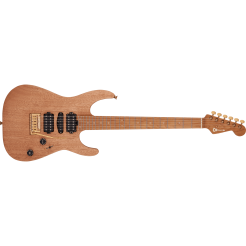 CHARVEL PRO MOD DK24 HSH 2PT CM NATURAL MAHOGANY
