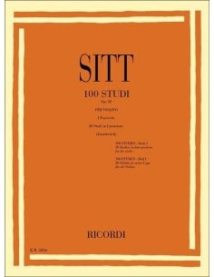 SITT 100 STUDI OP. 32 PER VIOLINO VOLUME 1