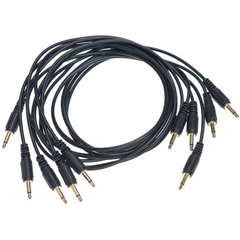 VERBOS ELECTRONICS CABLE 90CM. BLACK 5 PACK