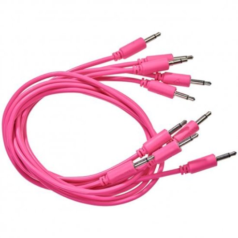 BLACK MARKET MODULAR PATCH CABLE 75 CM. 5-PACK PINK