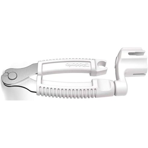 D'ADDARIO DP0002W PRO GUITAR STRING WINDER W/CUTTER WHITE