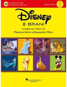 DISNEY 8 BRANI ARRANGIATI PER CHITARRA - VARINI/MINCI