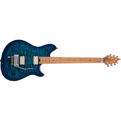 EVH WOLFGANG WG SPC QM BAKED MAPLE FB CHLORINE BURST