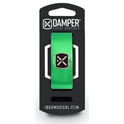 IBOX MUSICAL Damper DM MD05 Metallic Green Leather / Iron Tag