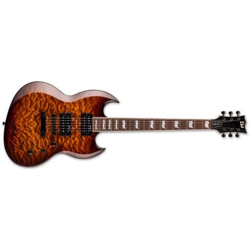 LTD LTD VIPER-256 - Dark Brown Sunburst