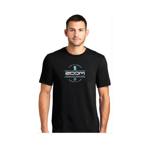 Zoom T-SHIRT NERA - Taglia M