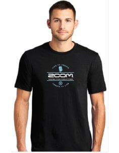 Zoom T-SHIRT NERA - Taglia L