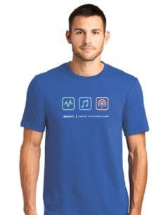 Zoom T-SHIRT BLU - Taglia S