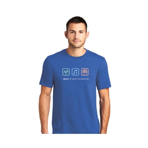 Zoom T-SHIRT BLU - Taglia L