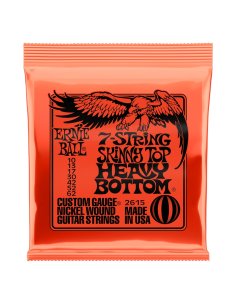 Ernie Ball 2615 Nickel Wound Skinny Top Heavy Bottom 7 Slinky 10-62