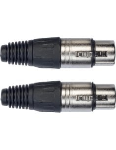 Yellow Cable XLR02 Connettori XLR Femmina 2 Pcs